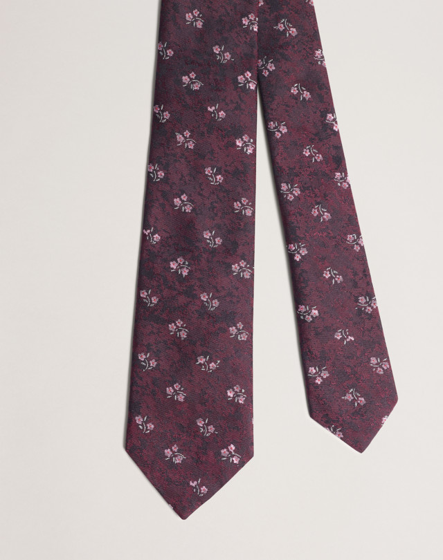 DUNHILL Floral Woven Tie PRINTED TIES Man f