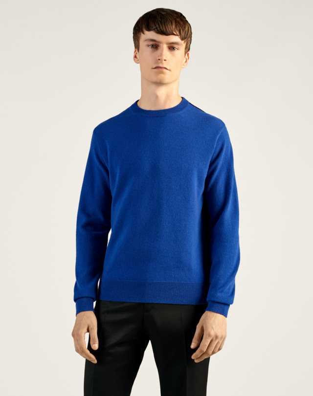 DUNHILL Classic Cashmere Crew Neck Sweatshirt JUMPERS Man f
