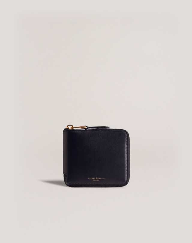 DUNHILL Duke 4CC Ziparound Wallet BILLFOLDS Man f
