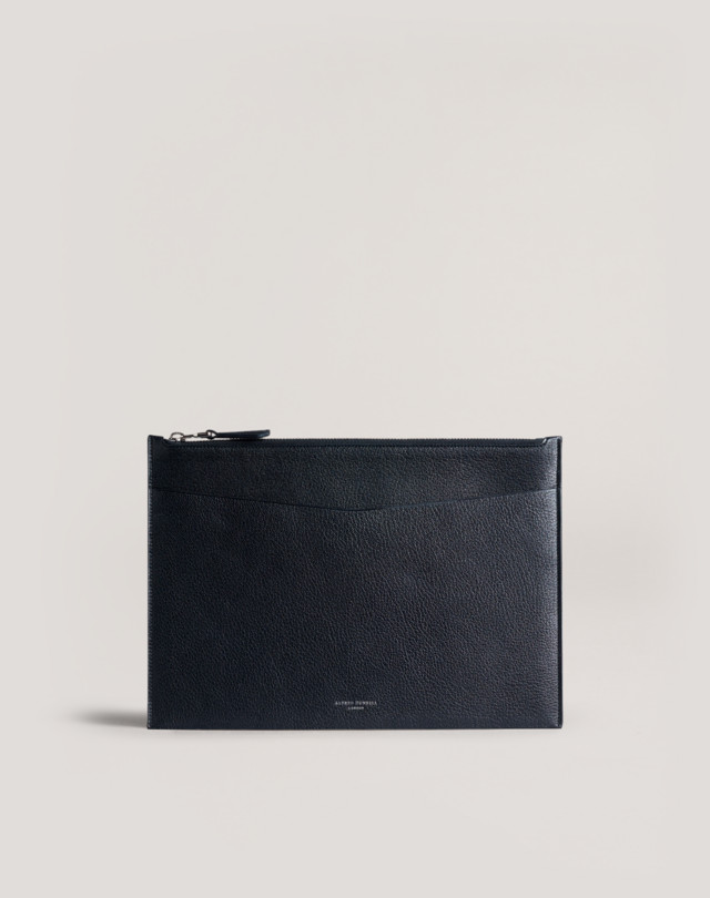 DUNHILL Duke Fine Leather Small Zip Folio SMALL FOLIOS Man f