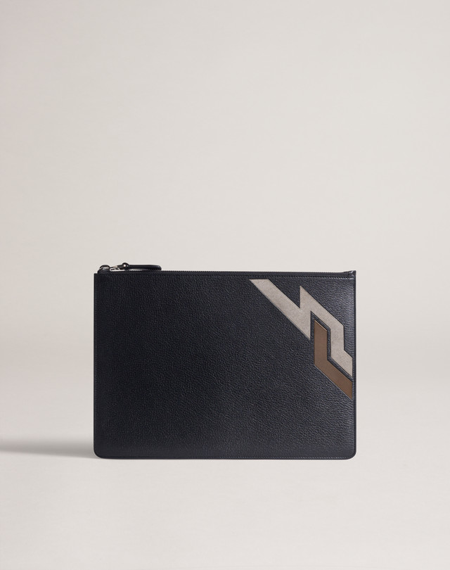 DUNHILL Duke Marquetry Deco Small Zip Folio SMALL FOLIOS Man f
