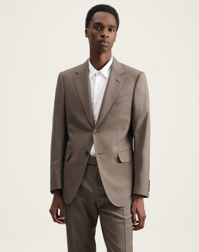 DUNHILL Plain Virgin Wool Kensington Jacket BLAZER Man f