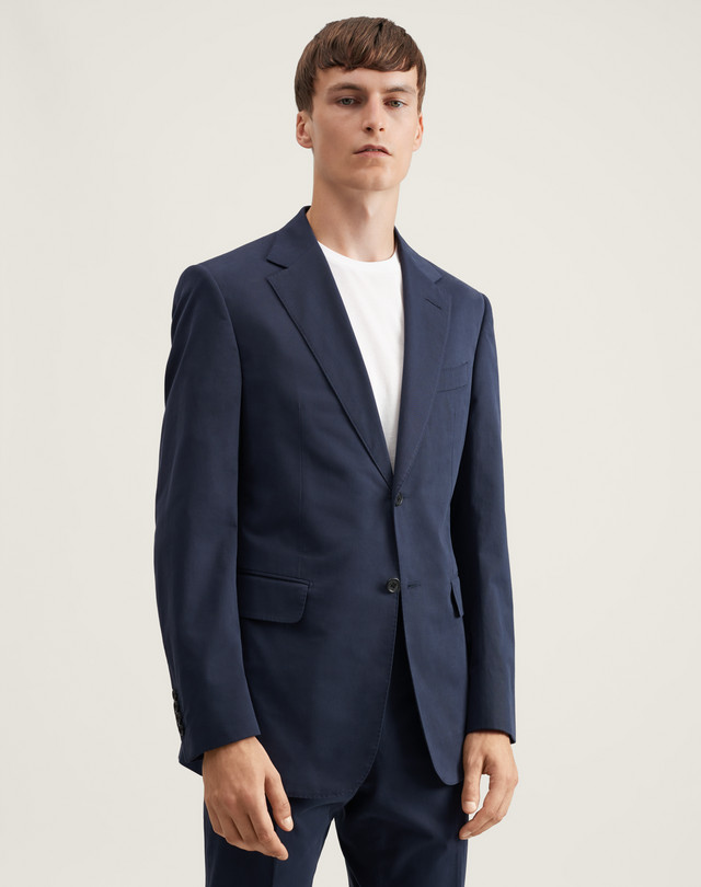 DUNHILL ケンジントンフィット コットン＆カシミア ジャケット ブレザー メンズ f