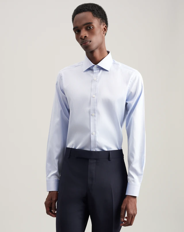 patterned formal shirt