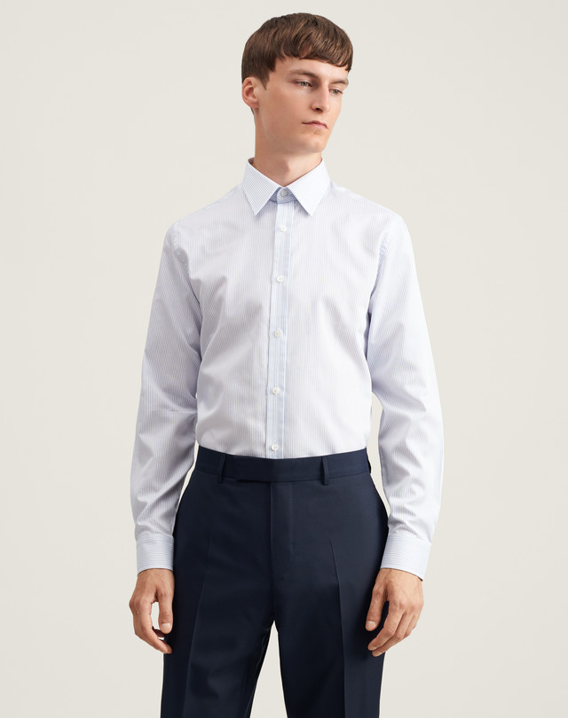 striped formal shirts