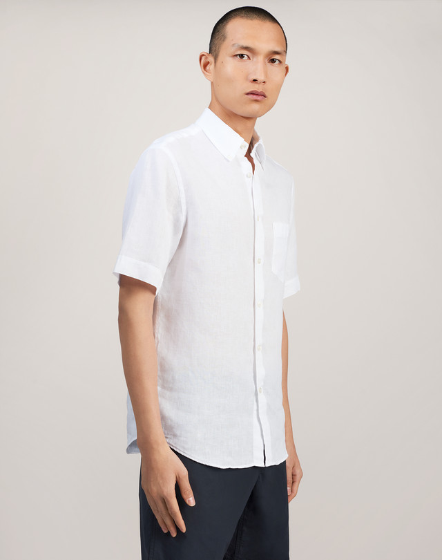 DUNHILL Short Sleeve Button Down Shirt SHORT SLEEVE CASUAL SHIRTS Man f