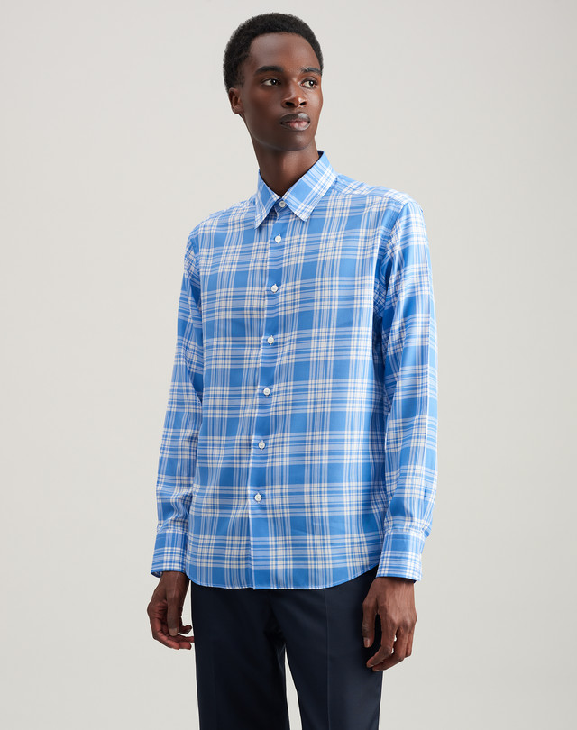 DUNHILL Plaid Shirt LONG SLEEVE CASUAL SHIRTS Man f