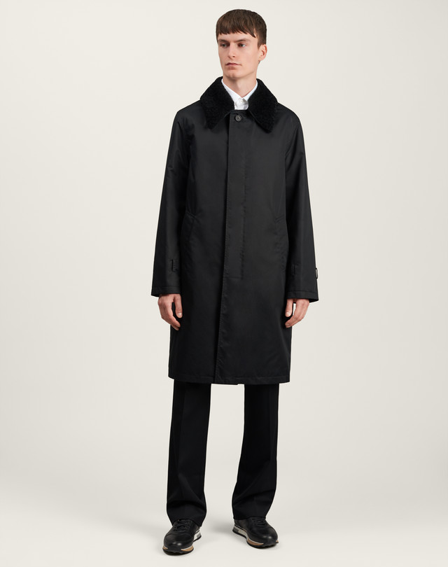 DUNHILL Shearling Collar Car Coat CAR COATS Man f
