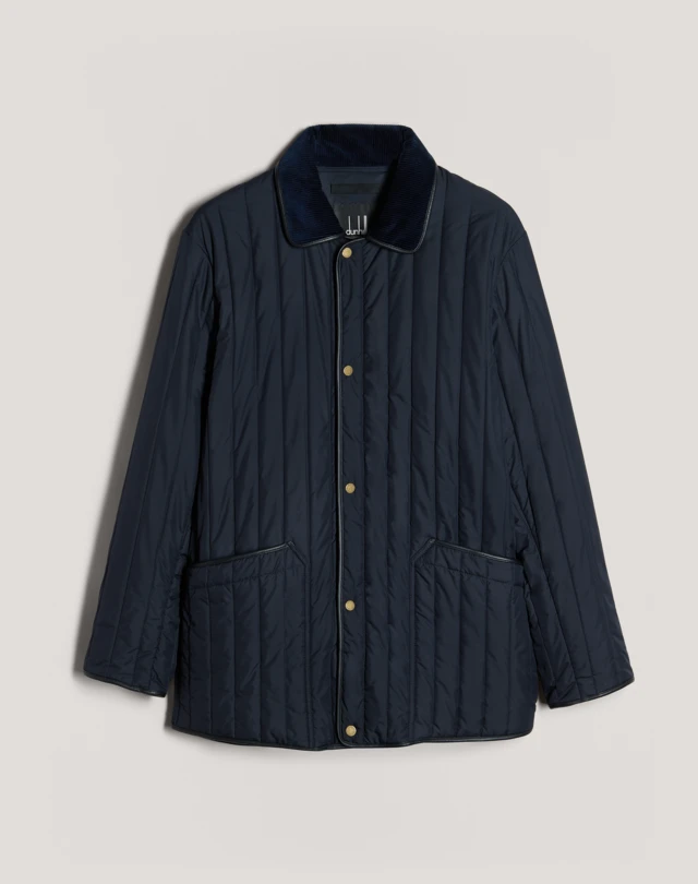 DUNHILL Quilted Car Coat QUILTED JACKETS Man f