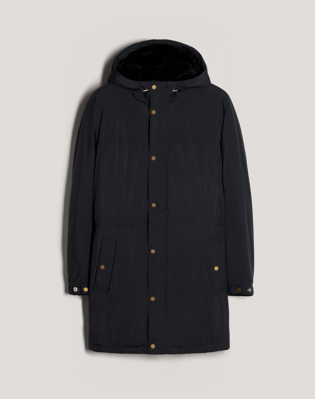 DUNHILL Shearling Lined Nylon Parka PARKAS Man f