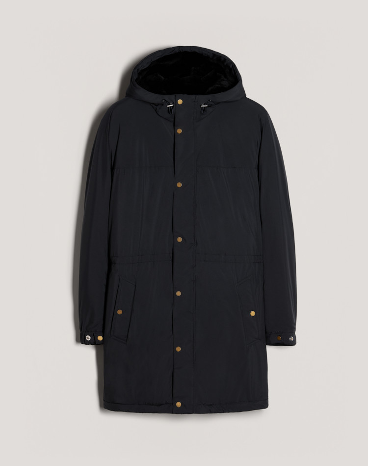 shearling lined hoodie mens