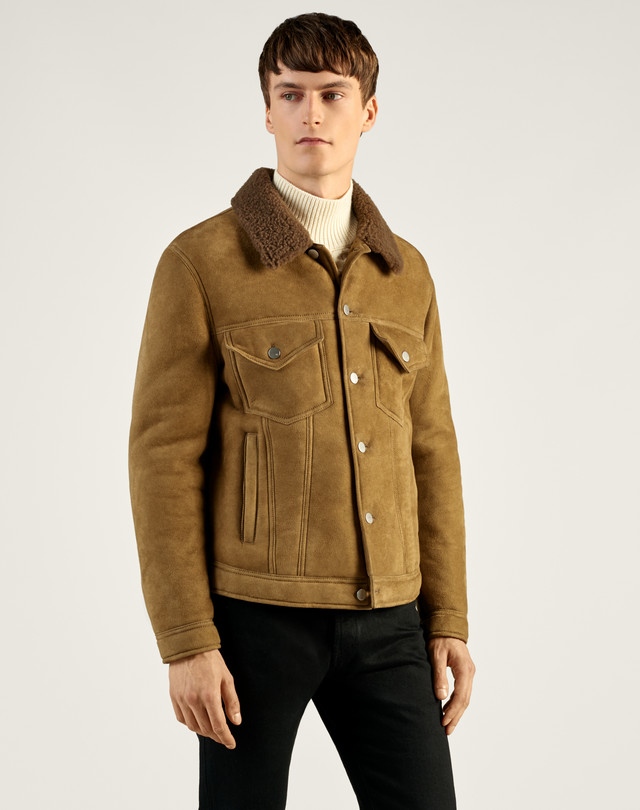 Men's Shearling Trucker Jacket | dunhill UK Online Store