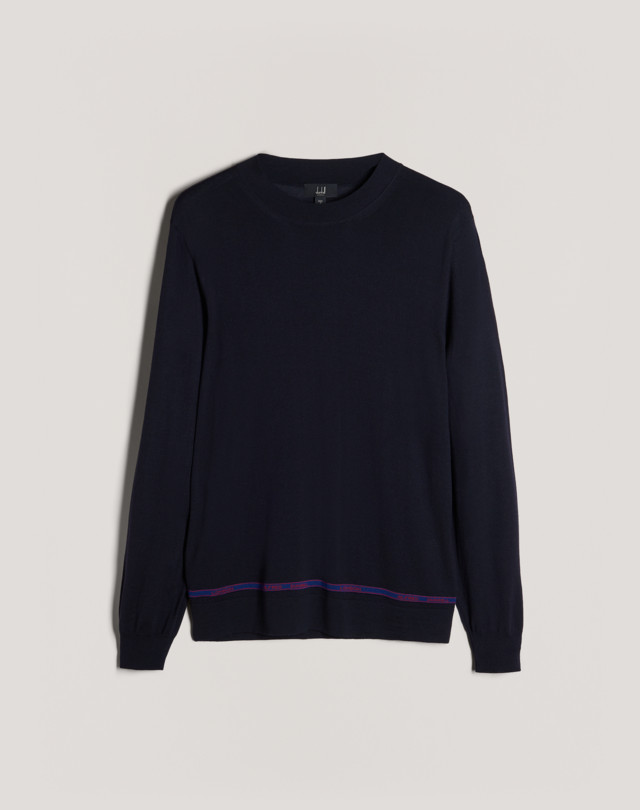 DUNHILL Selvedge Crew Neck Jumper JUMPERS Man f