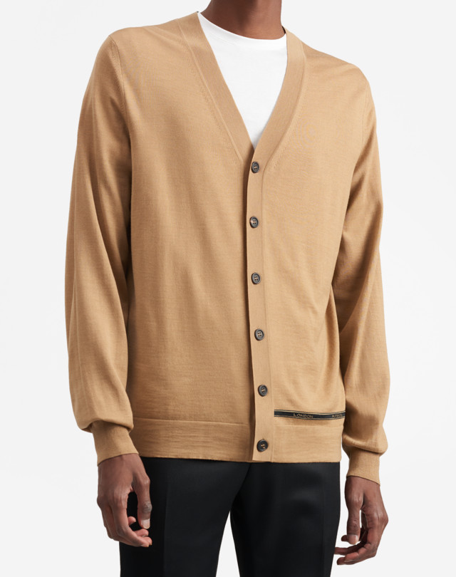 DUNHILL Selvedge Cardigan CARDIGANS Man f