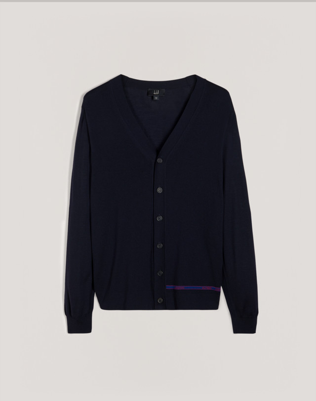 DUNHILL Selvedge Cardigan CARDIGANS Man f