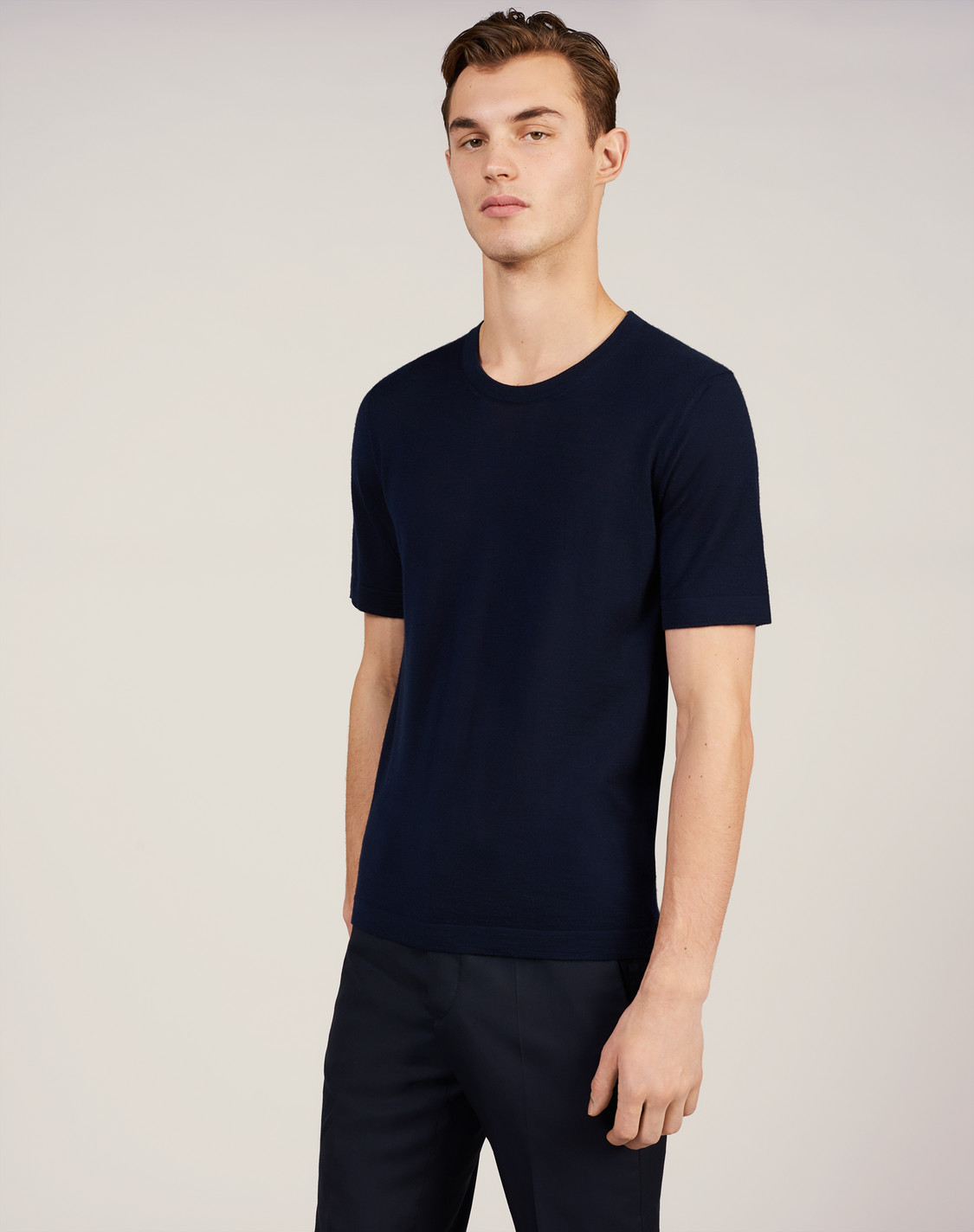 Men's Superfine Cashmere T Shirt | dunhill US Online Store