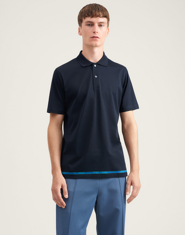 Men's Selvedge Cotton Polo Shirt | dunhill US Online Store