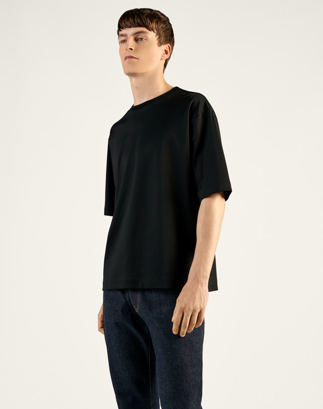 DUNHILL Interlock Cotton T-Shirt T-SHIRTS Man f
