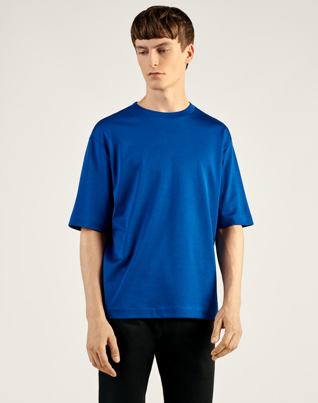 DUNHILL Interlock Cotton T-Shirt T-SHIRTS Man f