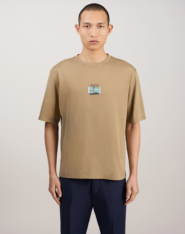 DUNHILL Aquarium Lighter Fish Short Sleeve T-Shirt T-SHIRTS Man f