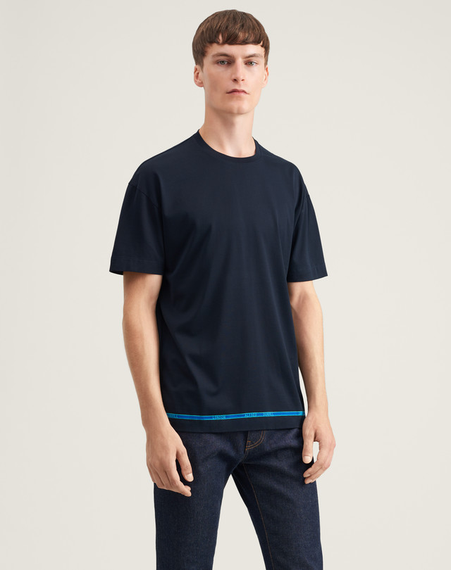 DUNHILL Selvedge Cotton T-Shirt T-SHIRT Man f