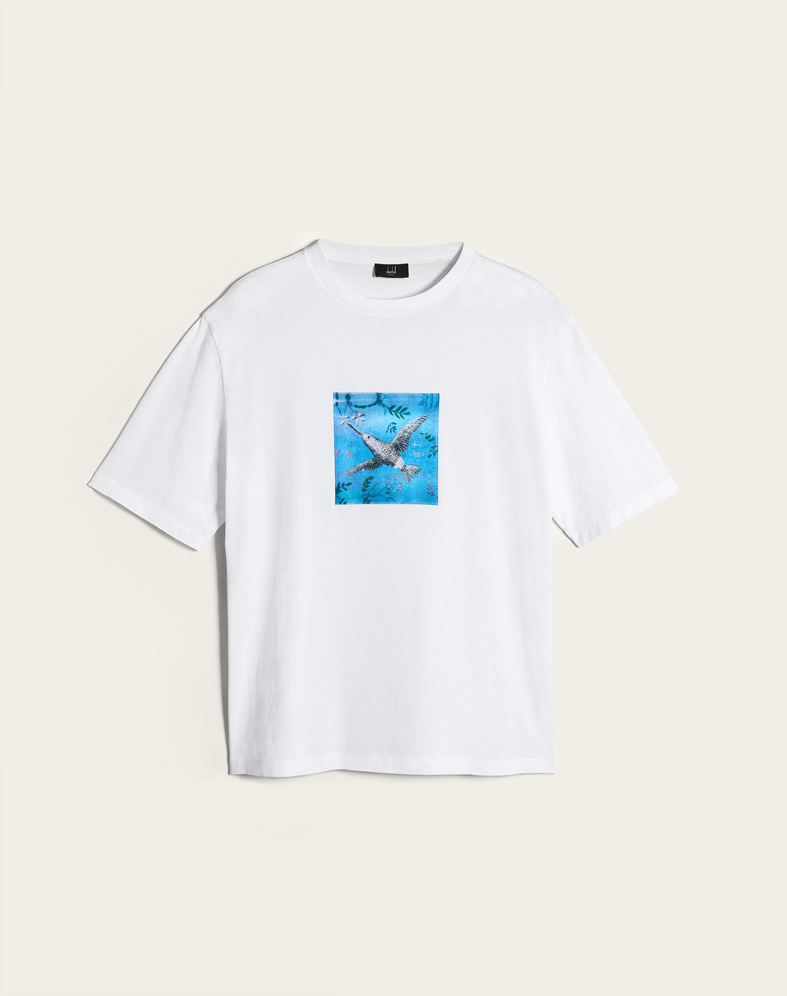 ダンヒル dunhill アブストラクト フローラル Tシャツ カットソー　M w1125_be4e4e4.jpg