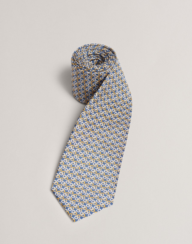 DUNHILL Cravate à imprimé chaîne CRAVATES À IMPRIMÉS Homme f
