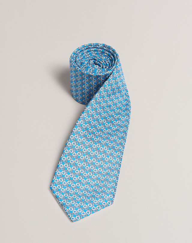 DUNHILL Cravate à imprimé chaîne CRAVATES À IMPRIMÉS Homme f