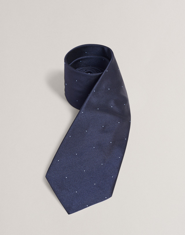 DUNHILL Small Dot Neats Woven Tie PRINTED TIES Man f