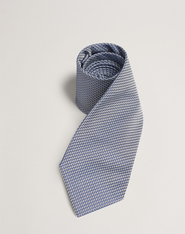 DUNHILL Zig Zag Woven Tie PRINTED TIES Man f