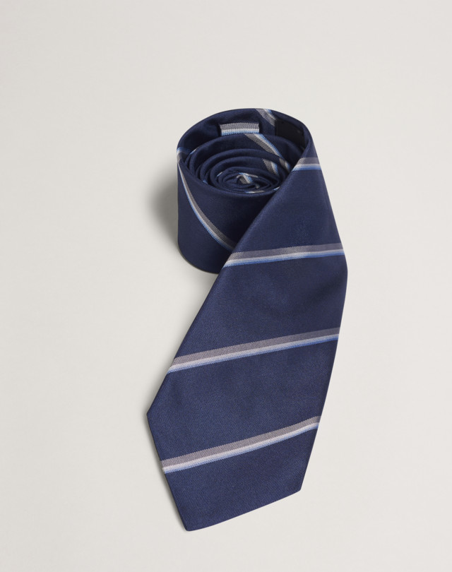 DUNHILL College Stripes Woven Tie PRINTED TIES Man f
