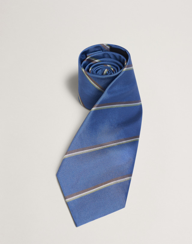 DUNHILL College Stripes Woven Tie PRINTED TIES Man f