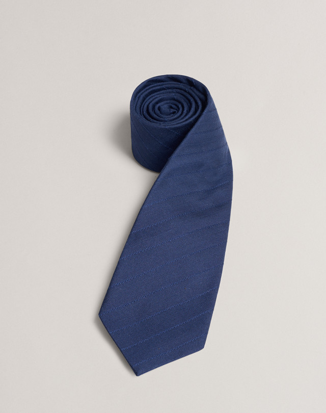 DUNHILL Herringbone Stripe Woven Tie PRINTED TIES Man f