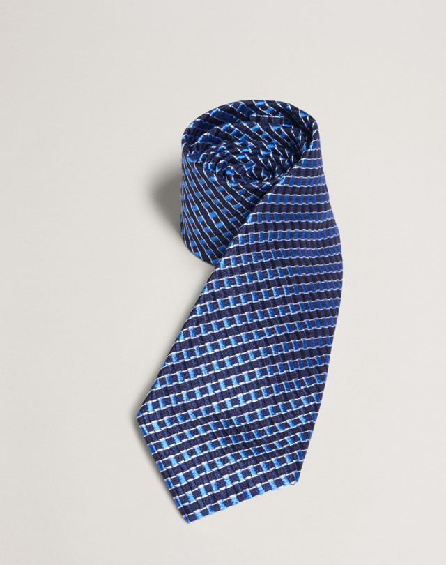 DUNHILL Carbon Fibre Woven Tie PRINTED TIES Man f