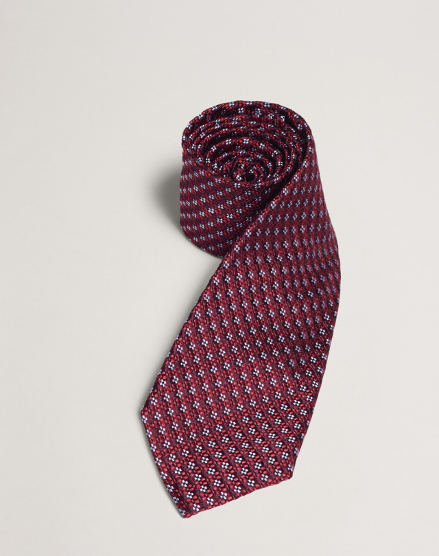 DUNHILL Carbon Fibre Woven Tie PRINTED TIES Man f