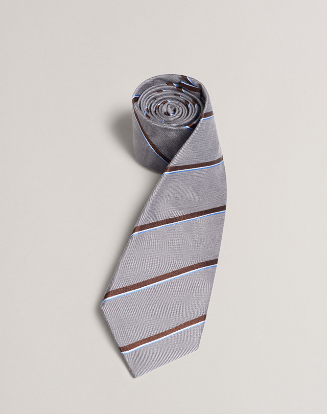 DUNHILL Multi Stripe Woven Tie PRINTED TIES Man f