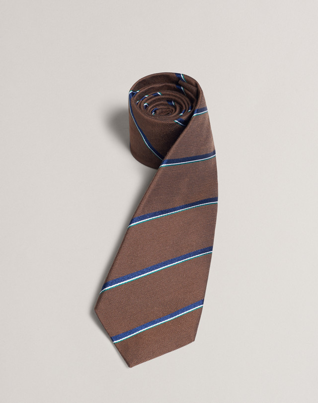 DUNHILL Multi Stripe Woven Tie PRINTED TIES Man f