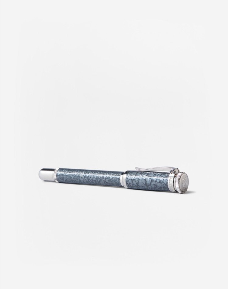 Sentryman Grey Hammered Rollerball Pen DUNHILL ROLLERBALL PENS Man Sentryman Grey Hammered Rollerball Pen f