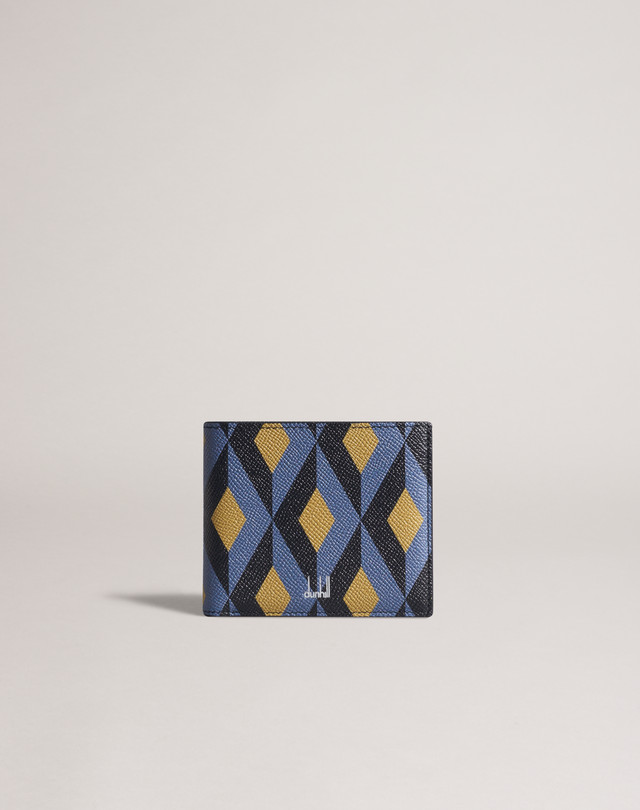 DUNHILL Cadogan Engine Turn 8CC Billfold Wallet BILLFOLDS Man f