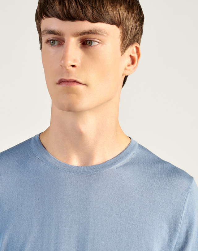 Men's Fine Gauge Merino Crew Neck Jumper dunhill UK
