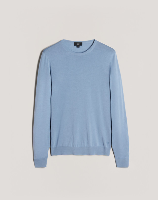 DUNHILL Fine Gauge Merino Crew Neck Jumper
 JUMPERS Man f