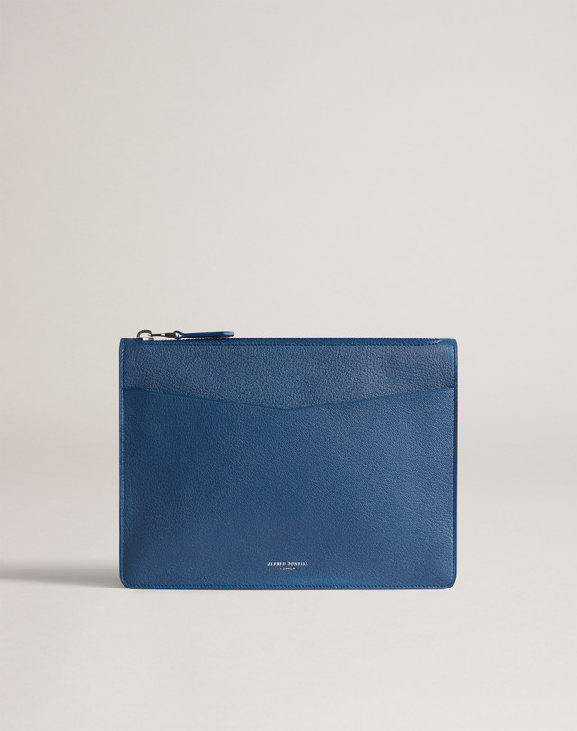 Men's Duke Fine Leather Zip Pouch | dunhill US Online Store