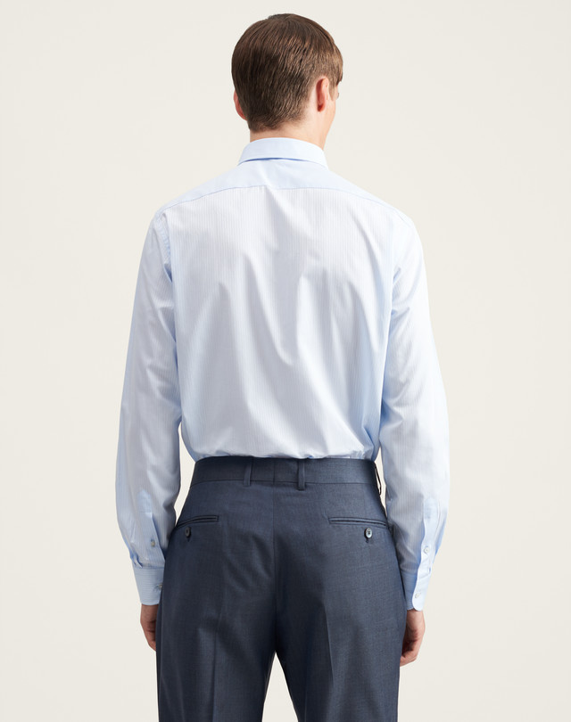 herringbone cotton shirt