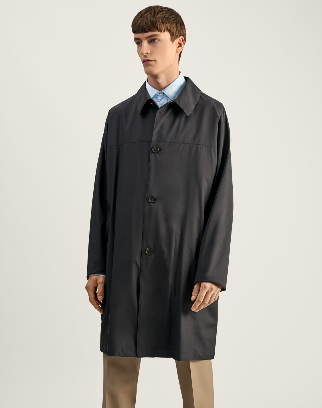 dunhillダンヒル ウールキャメル ブレンド ストラップド キモノコート dunhillダンヒル ウールキャメル ブレンド ストラップド キモノ