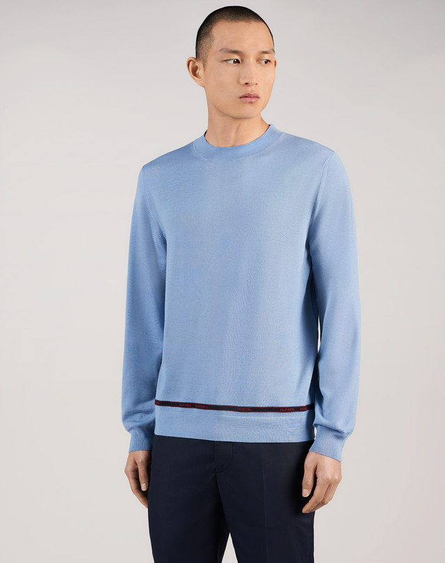 DUNHILL Selvedge Crew Neck Jumper JUMPERS Man f