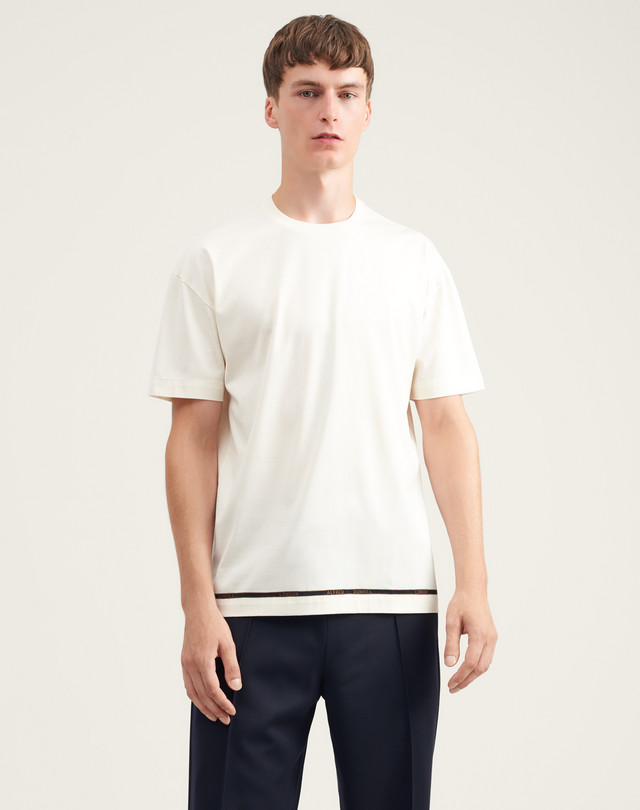 DUNHILL Selvedge Cotton T-Shirt T-SHIRTS Man f