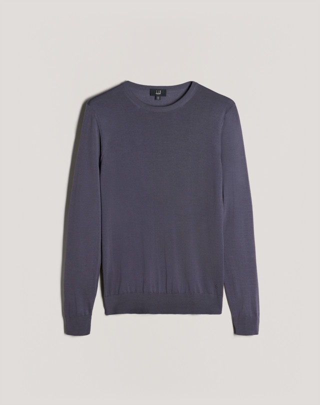DUNHILL Fine Gauge Merino Crew Neck Jumper JUMPERS Man f