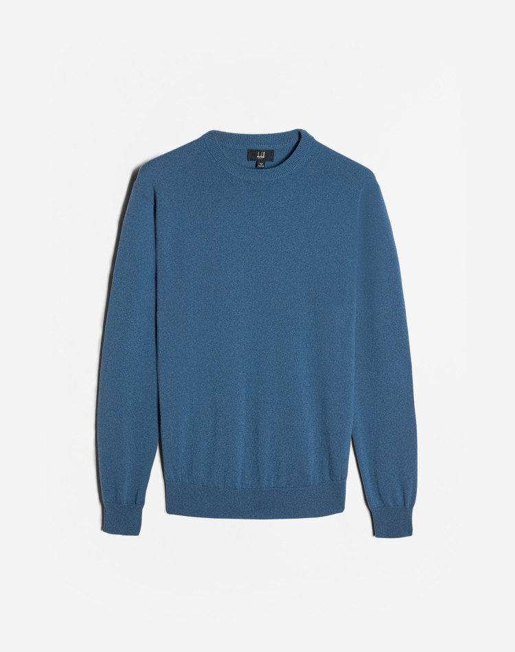 Cashmere Crew Neck Jumper DUNHILL JUMPERS Man Cashmere Crew Neck Jumper f