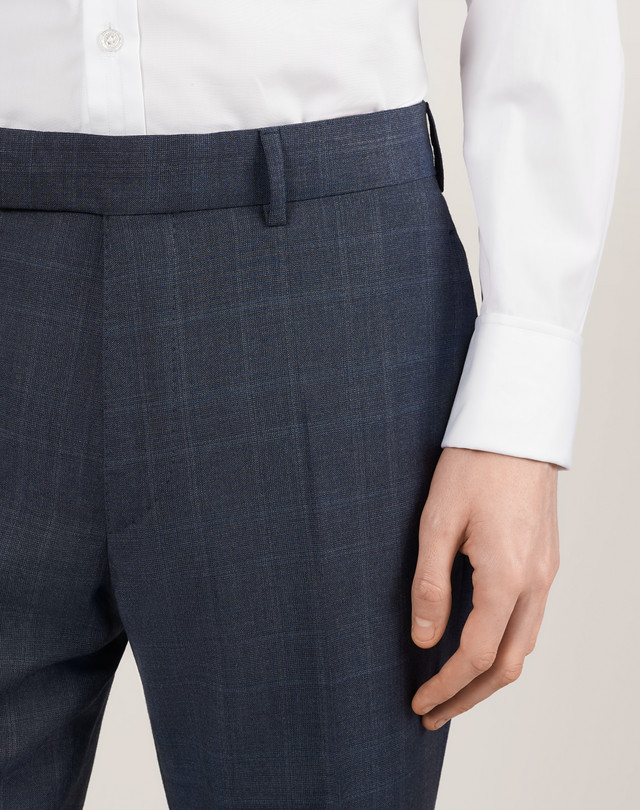 Men's Super 150 Check Mayfair Trousers | dunhill US Online Store