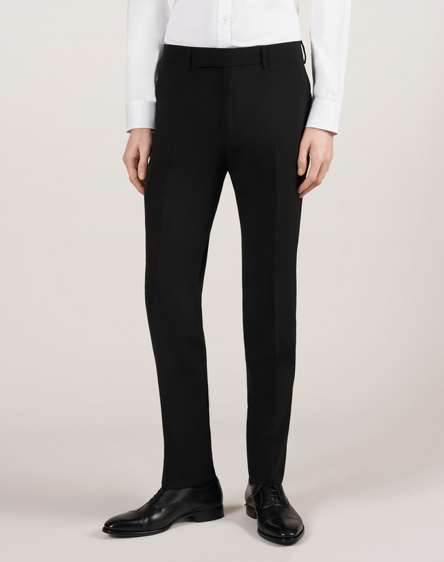 DUNHILL True Black Mayfair Trousers FORMAL TROUSERS Man f